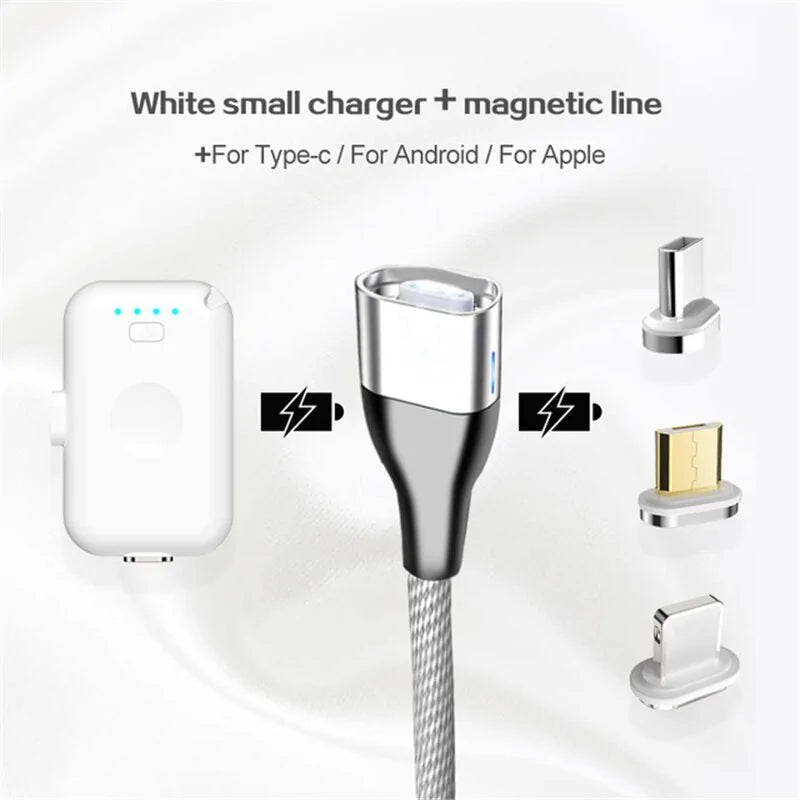 Mini Magnetic Power Bank - 1200mAh