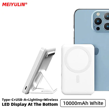 10000mAh Magnetic Power Bank With Foldable Stand